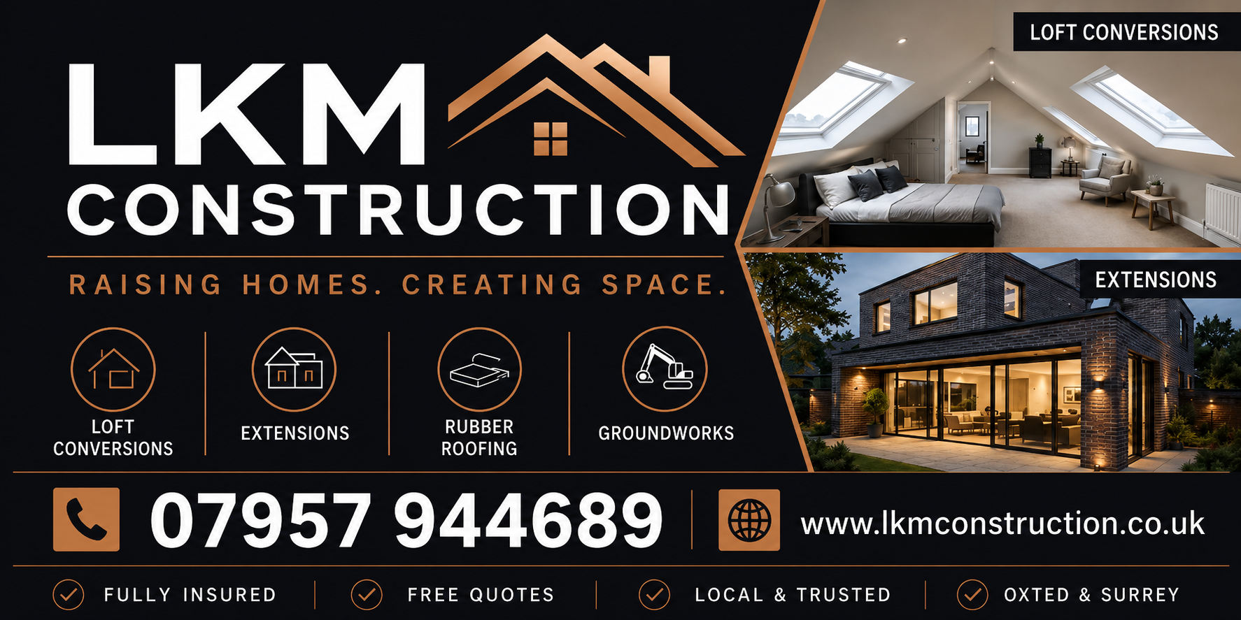 LKM Construction banner